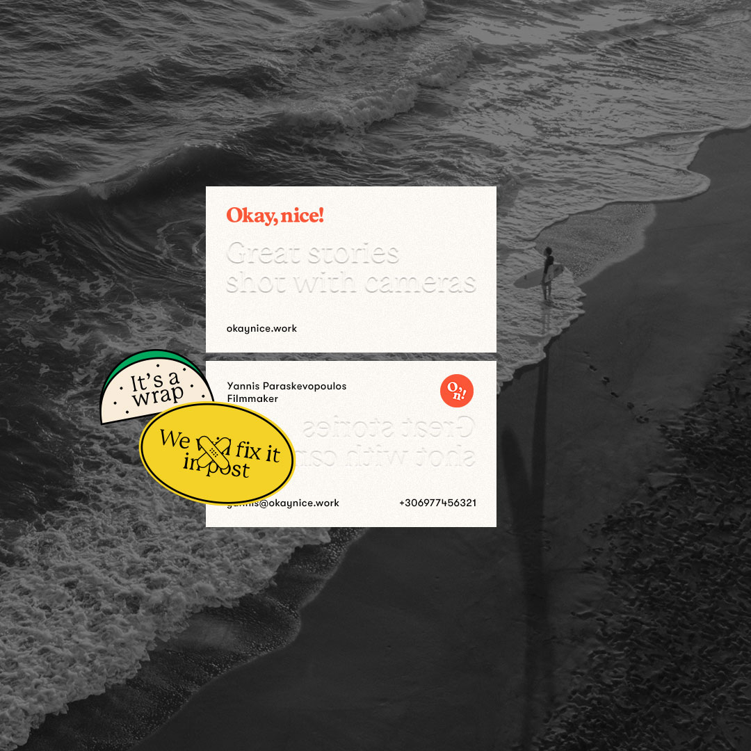 okay, nice! Corporate identity, Business cards